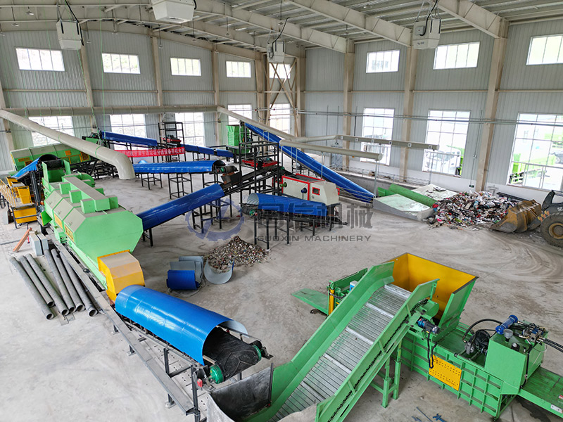 填埋垃圾处理现场