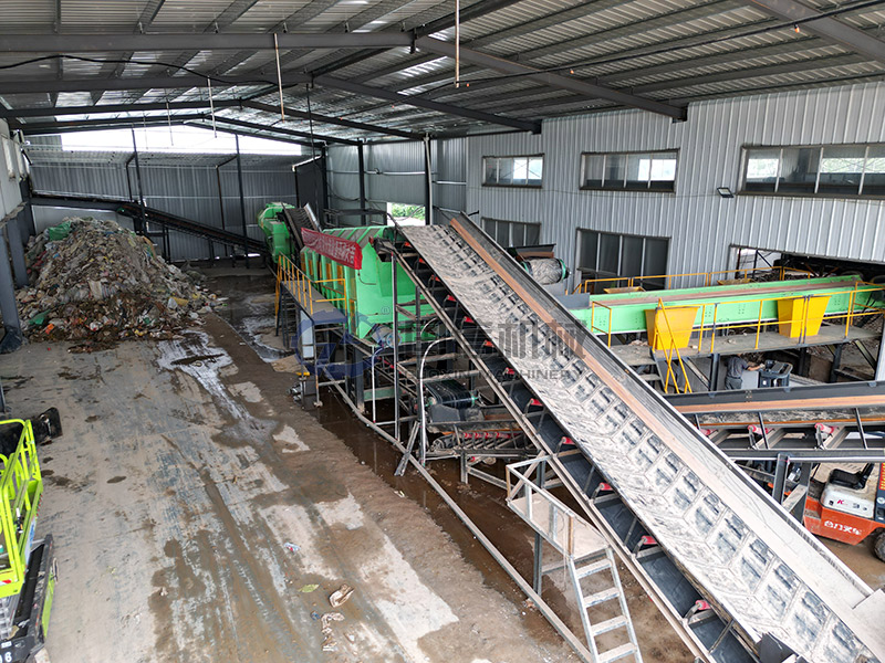 生活垃圾处理现场