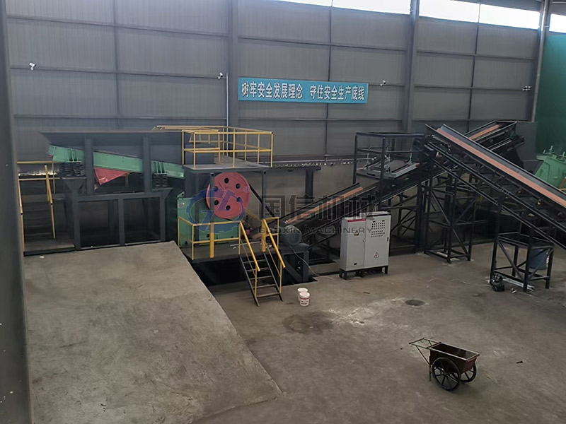 安徽宿州建筑垃圾筛分现场