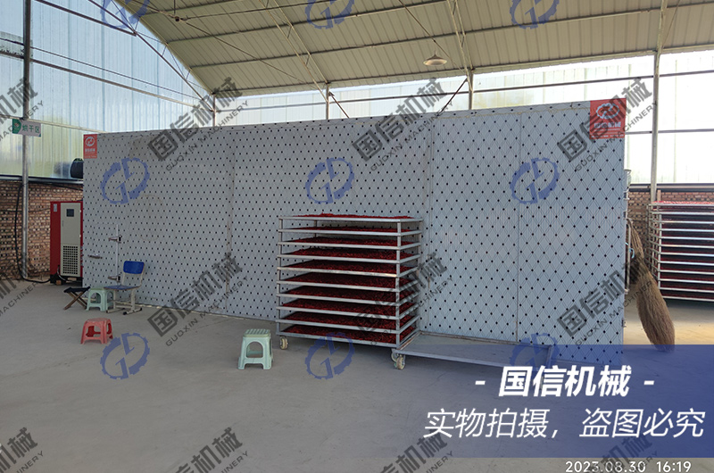 山西辣椒烘干现场